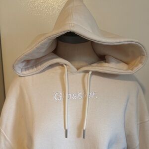 Glossier Off-White Hoodie